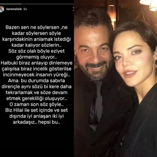6. Kerem Alışık'tan, rol arkadaşı Hilal Altunbilek ile aşk yaşadığı iddialarına cevap geldi!