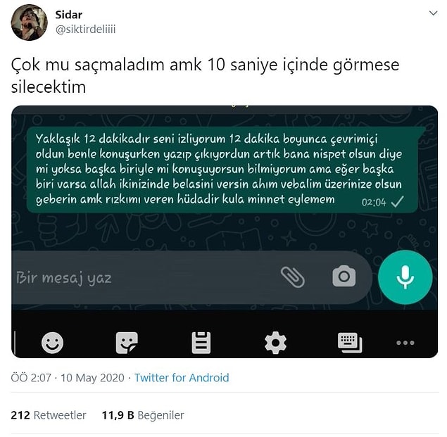 3. Bir anlık öfke. :)