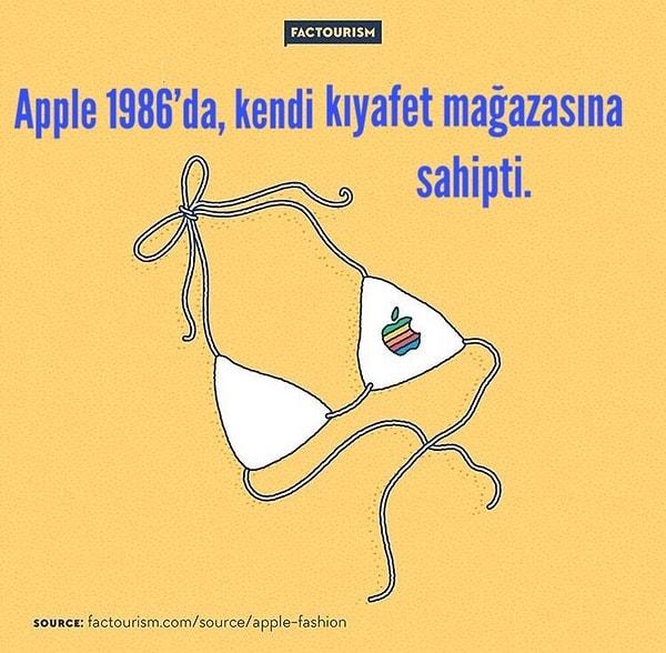 8. Apple hakkında bir kez daha düşünebiliriz.