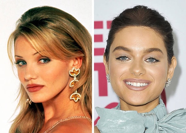 19. Кэмерон Диаз и Одея Раш - 22 года