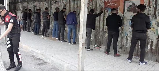 Duvara Dönük Sıraya Dizdiler: Polisin, Yasağa Uymayanlara Yönelik Tavrı Sosyal Medyada Tepkiye Neden Oldu