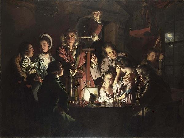 İngiliz manzara ve portre ressamı Derby'li Joseph Wright, sanatıyla 18. yüzyıla damga vuran isimlerden biridir...