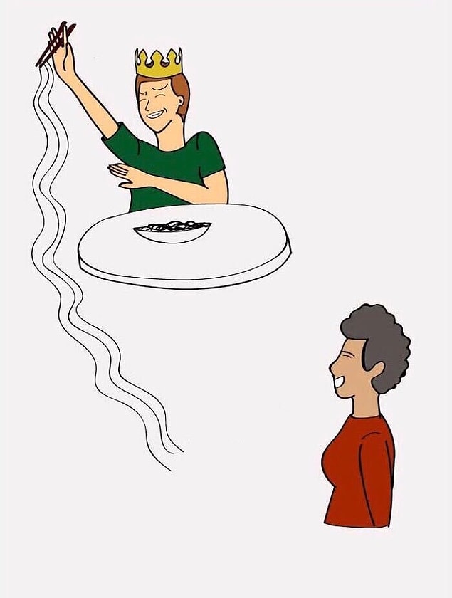 9. Erişte yemekleri uzun yaşamı simgeler.