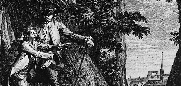 Говорят, Кант только однажды пропустил прогулку. Будучи образцом пунктуальности и сверяя свой распорядок жизни по часам, Кант однажды прервал свои регулярные прогулки ради чтения работы Руссо «Эмиль, или О воспитании»