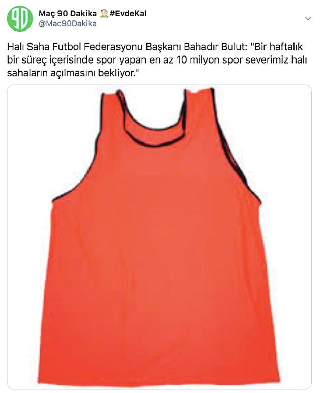 7. Evde futbol topu ısırıyoruz artık...