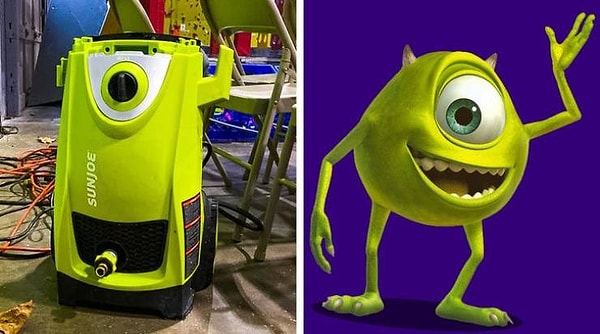 7. Когда мойка высокого давления выглядит так же дружелюбно, как Майк из "Корпорации монстров"