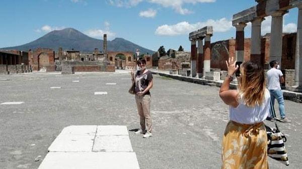 İtalya'nın antik Pompeii kenti yerli turistlere açıldı, yabancı turistler Haziran'da ziyaret edebilecek