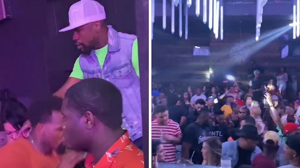 Dünyanın En Ünlü Boksörlerinden Floyd Mayweather, Mekan Kapatıp Yüzlerce Kişilik Parti Düzenledi