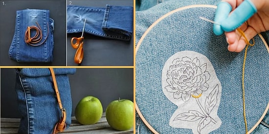 Eski Kıyafetlerini Atmak İstemeyip Yenilik Arayan Herkese Fikir Verecek Birbirinden Güzel 13 Dönüşüm