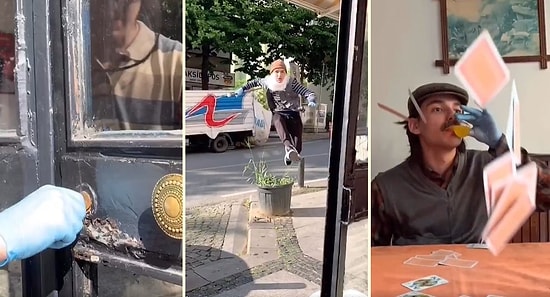 Kahvehanelerin Açılmasına Muhteşem Bir Parodi Hazırlayan Genci İzlerken İstemsizce Oralet Sipariş Etmek İsteyeceksiniz