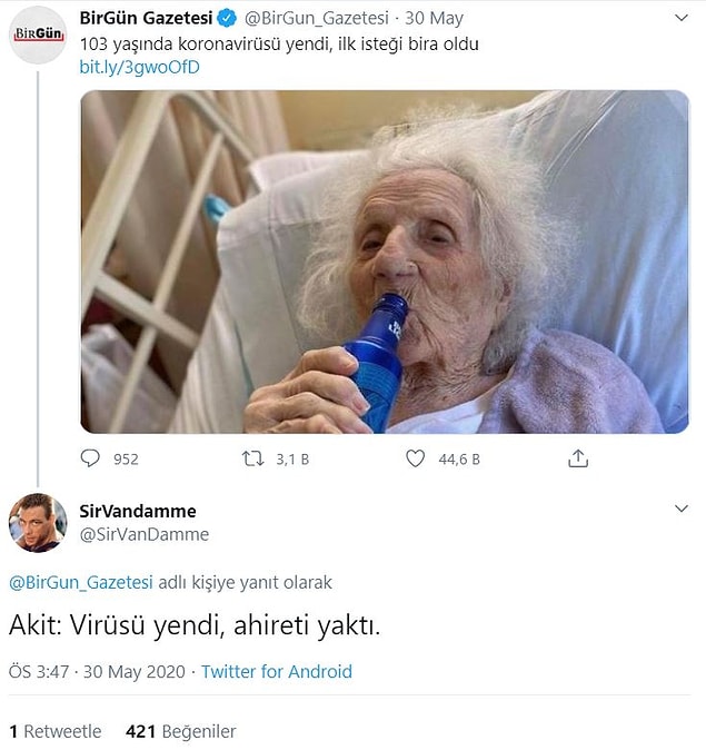 12. Haberi görürlerse bu başlığı atarlar.
