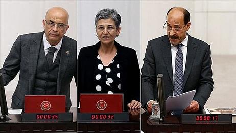 CHP'li Enes Berberoğlu ile HDP'li Musa Farisoğulları ve Leyla Güven'in Milletvekilliği Düşürüldü