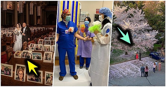 Aylardır Planladıkları Düğünleri Karantina Nedeniyle Yapamayınca Yaratıcılıkta Sınır Tanımayan 19 Çift