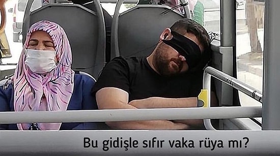 'Bu Gidişle Sıfır Vaka Rüya mı?' Notuyla Bakan Paylaşmıştı: Maskeyi Gözüne Takan Adam Kendini Savundu