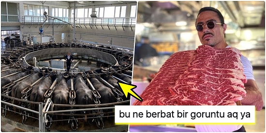 Herkesi Rahatsız Etti... Nusret'in Mandalar İçinde Poz Verdiği Paylaşımına Tepkiler Giderek Artıyor!