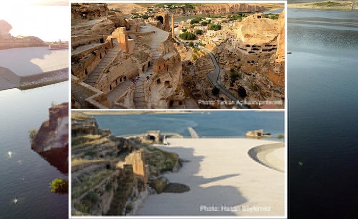 12 Bin Yıllık Hasankeyf'in Nasıl Yok Olduğunu Gözler Önüne Seren İki Fotoğraf: 'Tarih Bizi Affetmeyecek'