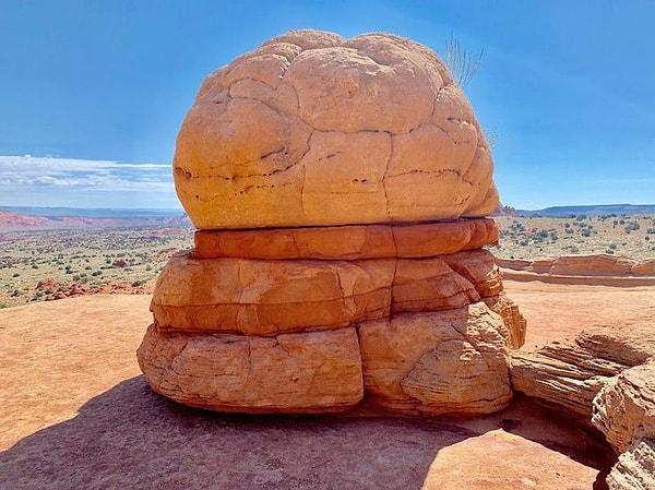 12. Arizona'daki bu 'Big Mac' görüntüsündeki kaya formasyonu.