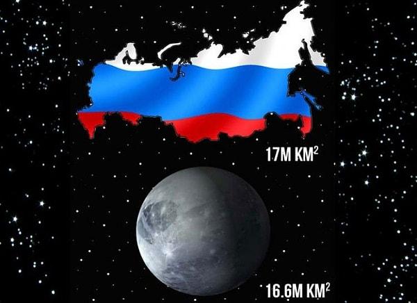13. Rusya, Plüton'dan daha büyüktür.