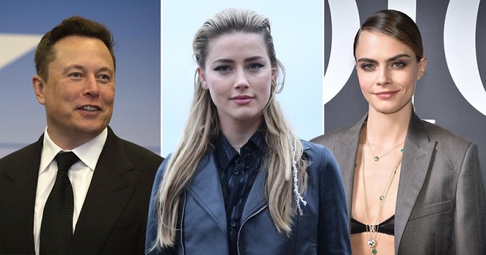 Эмбер Херд уличили в групповом сексе с Илон Маском и Карой Делевинь