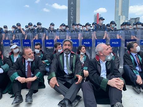 Savunma Yürüyemiyor: Ankara'ya Girişlerine İzin Verilmeyen Baro Başkanları Oturma Eylemine Başladı