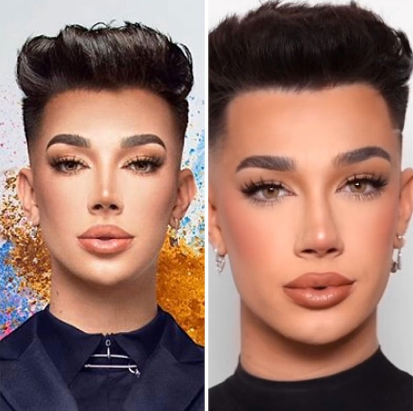 33. Я извиняюсь, но его отредактированный нос слева на фото выглядит так, как будто он сейчас обвалится