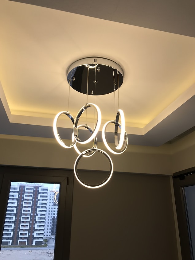 10. Yemek odası için ideal bir avize olabilir.