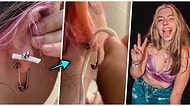 Piercing Yaptırırken Taktığı Maskenin Sapını Kulağının İçine Monte Edilmiş Halde Bulan TikTok Fenomeni