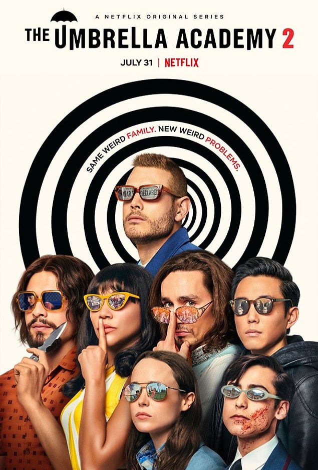 3. The Umbrealla Academy’nin 2. sezonundan bir poster yayınlandı.