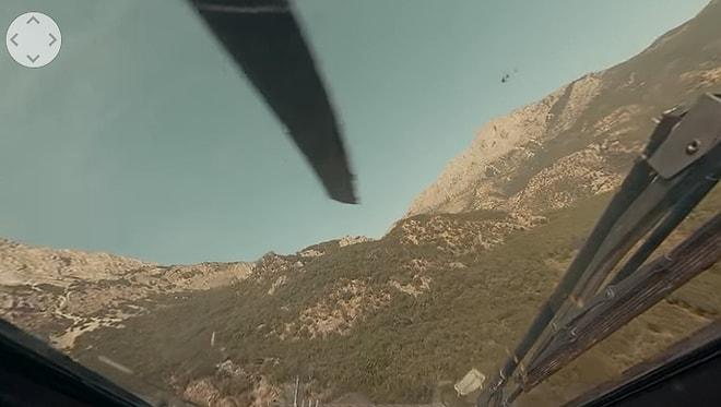 Atak Helikopterinin Kokpitinden 360 Derece Olarak Gerçek Operasyon Görüntüleri