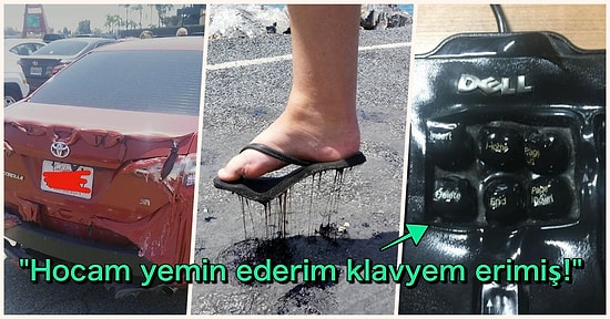 Bunaltıcı Yaz Günlerinde ‘Kafanda Yumurta Kırsam Pişer’ Lafının Hakkını Sonuna Kadar Veren Birbirinden Acayip 15 Görüntü