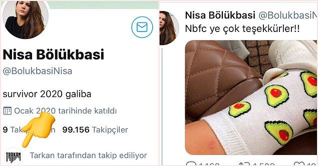 3. Megastar Tarkan, Twitter'da Survivor yarışmacısı Nisa Bölükbaşı'nı takip etmeye başladı!