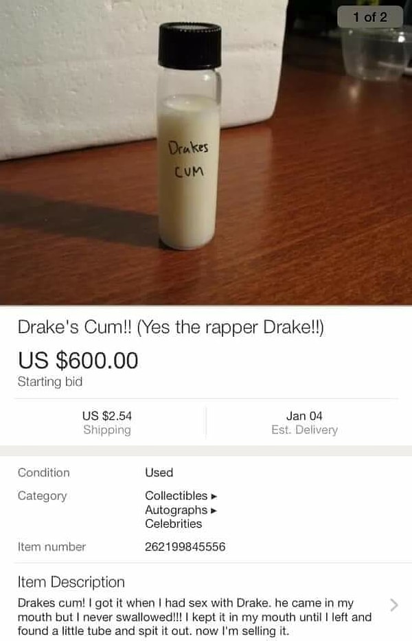 9. Сперма Дрейка: