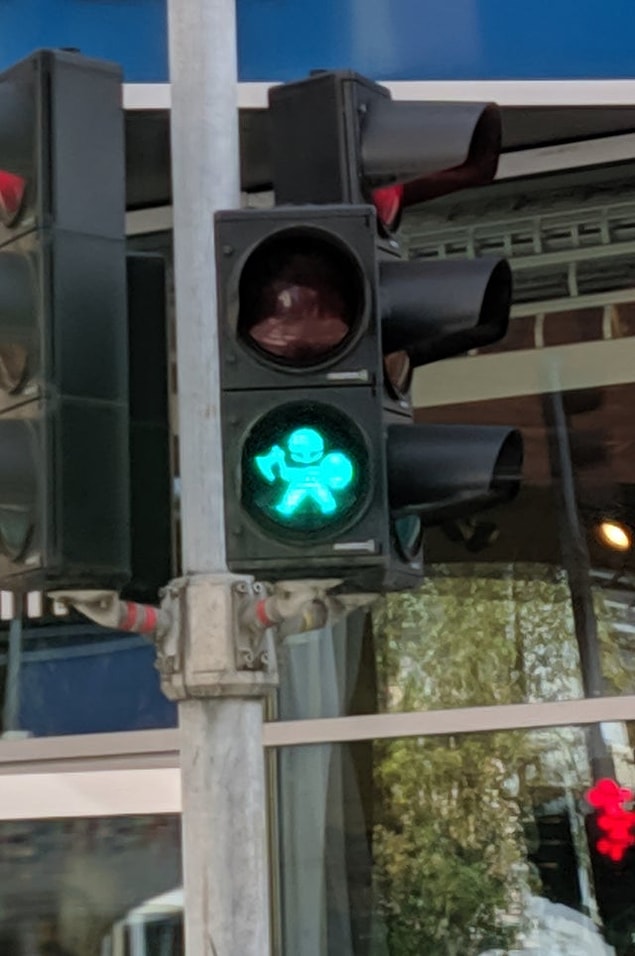 7. Danimarka'daki Vikingli trafik lambaları: 😂