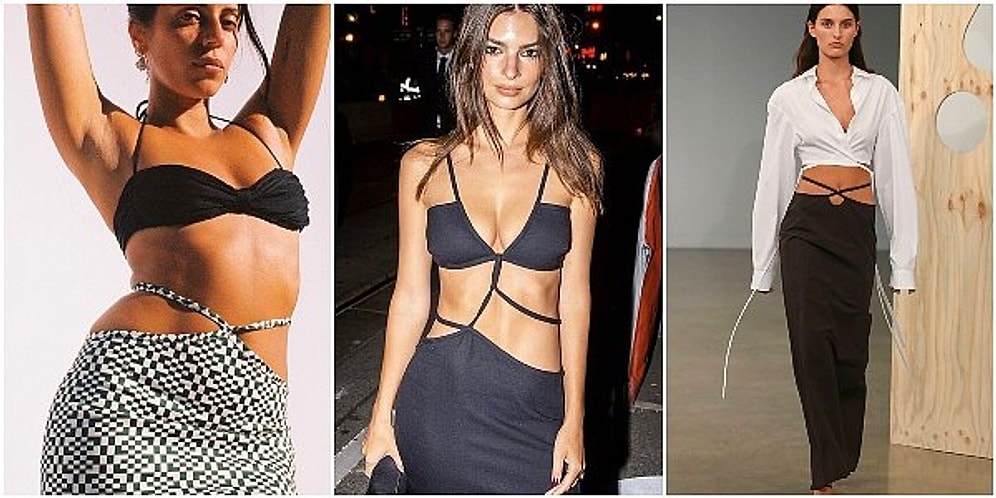 Повеяло 2000-ми? Юбки, со шнурками в виде стринг, становятся все более популярными