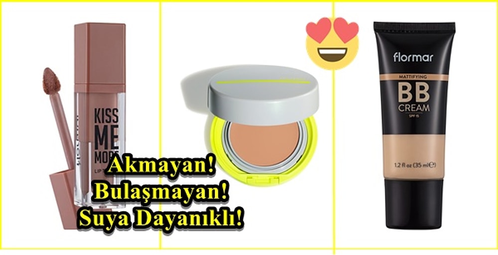 Bu Sıcakta Maskeye Rağmen Makyaj Yapmak Zorunda Olanlar İçin Parlamayı Önleyen Tere Dayanıklı 22 Kozmetik Ürünü