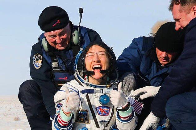 13. Tek bir seferde uzayda en fazla kalan kadın astronot kimdir?