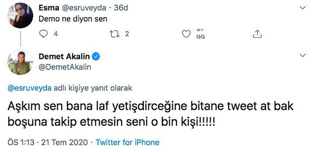 Demet Akalın'ın bu tweeti, kısa sürede sosyal medya kullanıcıları tarafından büyük tepkiyle karşılandı.
