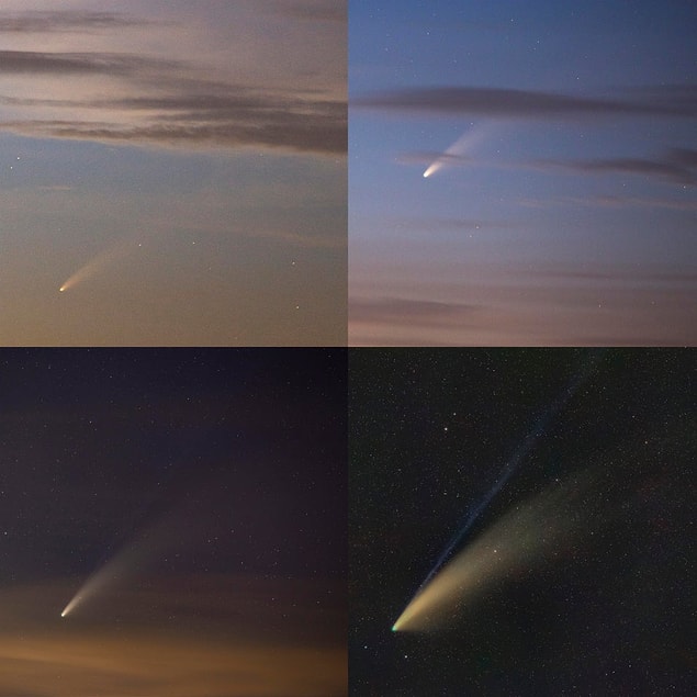Neowise, yakın-parabolik yörüngeye sahip bir kuyruklu yıldız.
