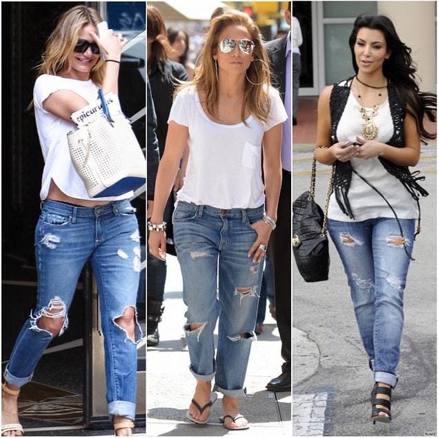 Destroyed Jeans
