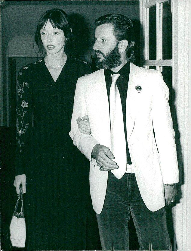 12. Shelly Duvall ve Ringo Starr 7 Temmuz'daki doğum günü partilerinde, 1978