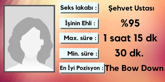 İşte senin seks kimlik kartın;