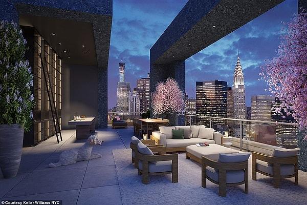 7. New York'un en pahalı evi Le Penthouse.
