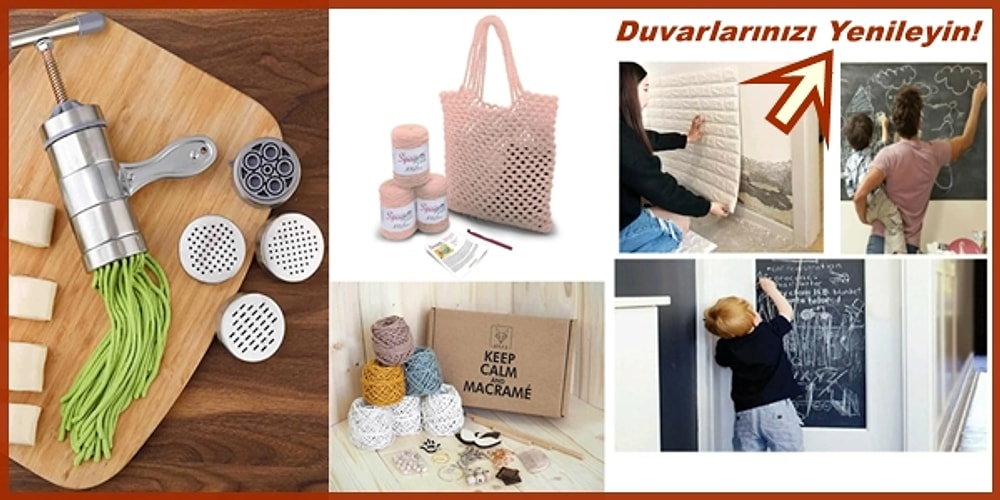 Yapamam Lafı Tarih Oluyor: Bayramı Evde Geçirenleri Oyalama Garantili 17 İşlevsel Ürün