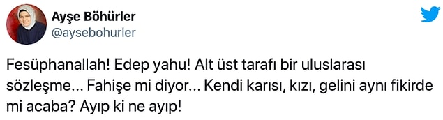 AKP kurucusu Böhürler'den tepki geldi