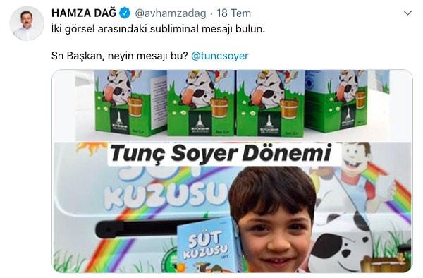 Aynı şey İzmir Büyükşehir Belediyesi tarafından çocuklara dağıtılan sütler için de geçerli; üstlerindeki gökkuşağı simgesi subliminal mesajlar taşıyor...