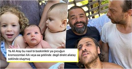 Ali Atay, Bülent Şakrak ve Erkan Kolçak Köstendil'in Oğullarıyla Aynı Pozu Vererek Paylaştıkları Fotoğraf Kalpleri Eritti