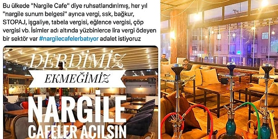 Koronavirüs Nedeniyle 6 Aydır Kapalı Olan ve Borç Batağında Yüzdüklerini Söyleyen Nargile Kafe Sahipleri İsyan Ediyor