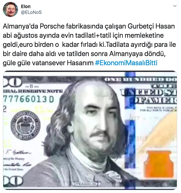 Öncelikle dövizde aşırı dalgalamalar meydana geldiğinde ilk düşünülen ve söylenenlerden biri gurbetçilerin bu durumdan büyük zevk aldığı. TL'nin değer kaybetmesiyle gurbetçilerin ellerini ovuşturdukları düşünülüyor.