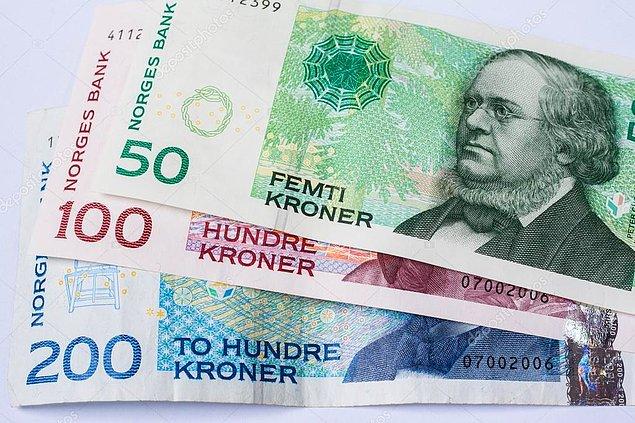7. NOK- Norveç Kronu (kr)