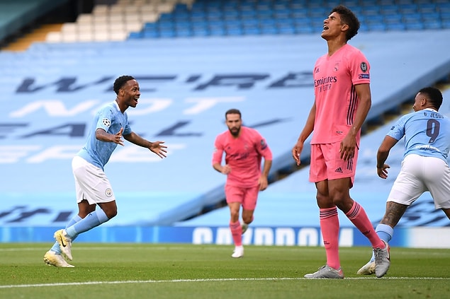 Dün akşam oynanan maçta Manchester City, Real Madrid'i 2-1'le geçerek Şampiyonlar Ligi'nde çeyrek finale kaldı.
